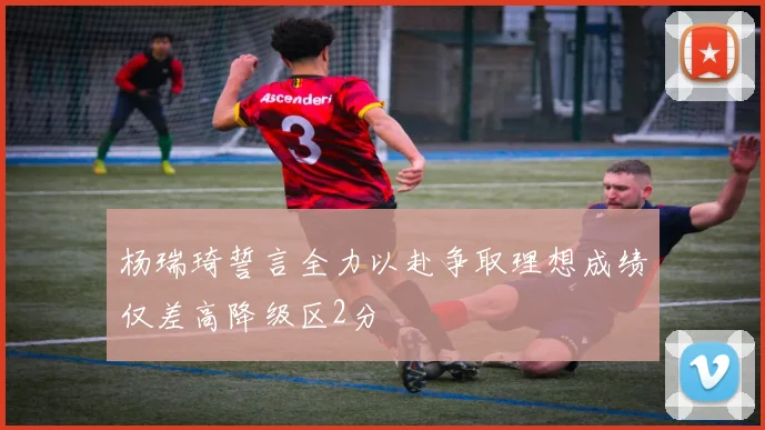 杨瑞琦誓言全力以赴争取理想成绩仅差高降级区2分